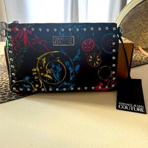 Versace NEW Crossbody Bag Purse Handbag Evening Bag Wristlet Perfect Beautiful!